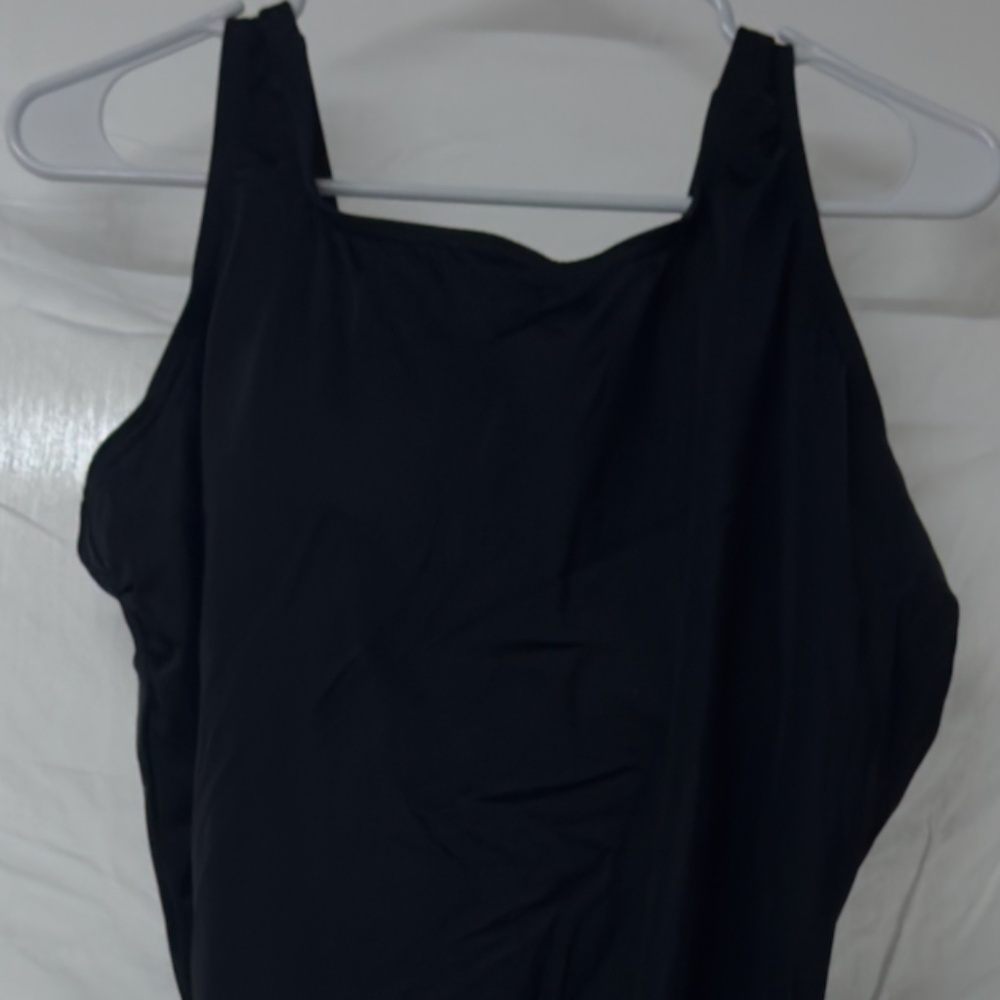 NEW Black Land's End Bathing Suit CutOut in the back SIZE 20W DDD